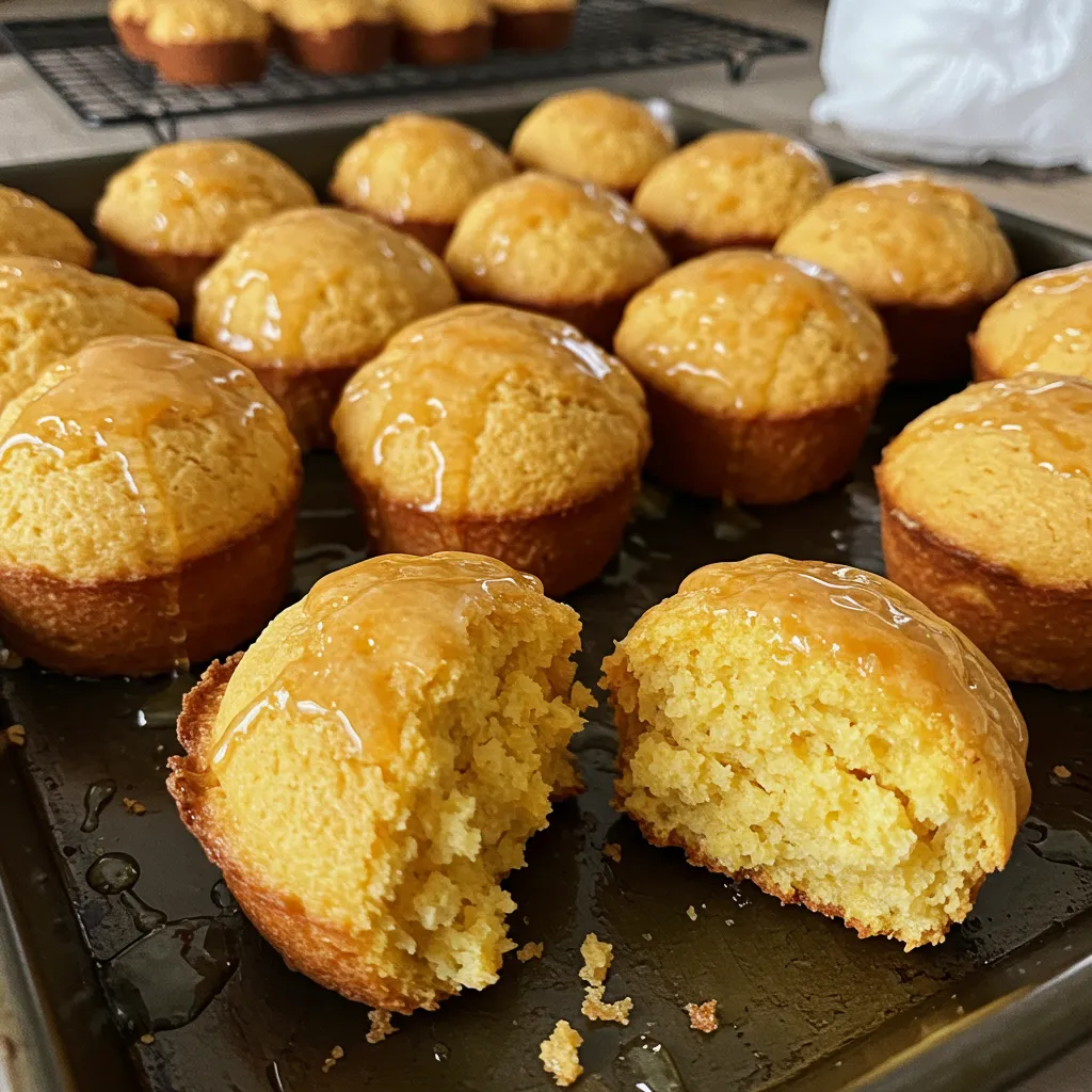 Southern-style Honey Butter Cornbread Poppers - secondary view